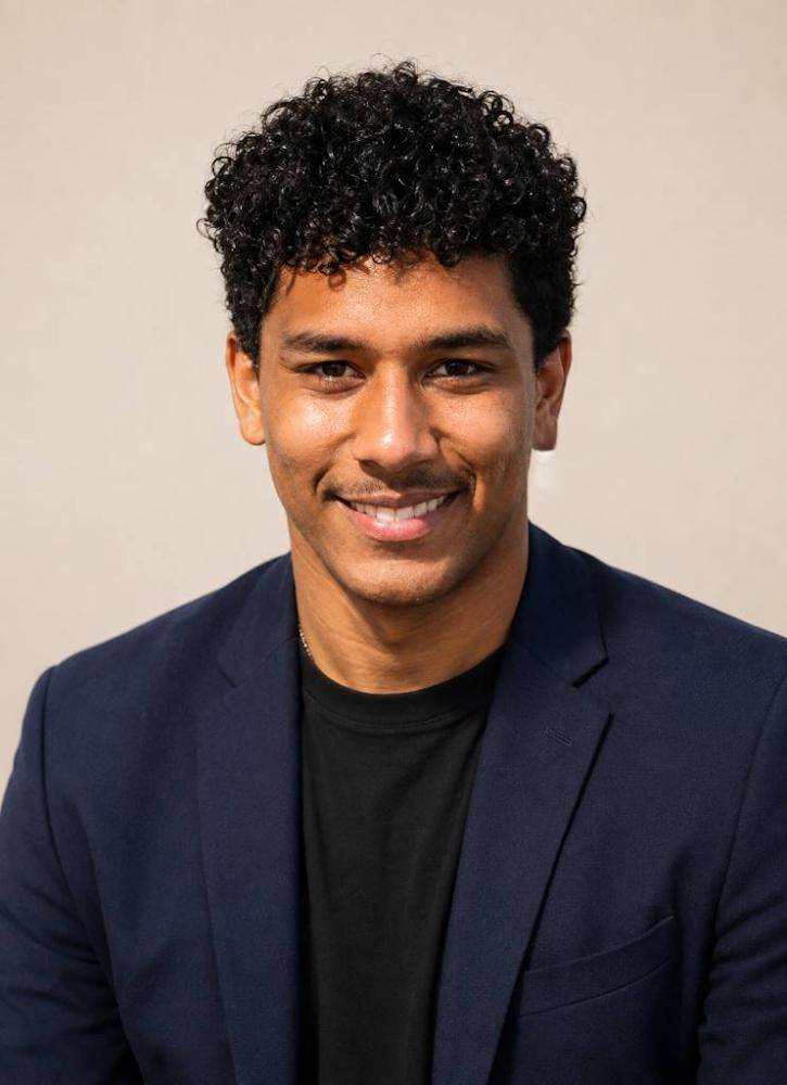 ASCENT founder, studio portrait